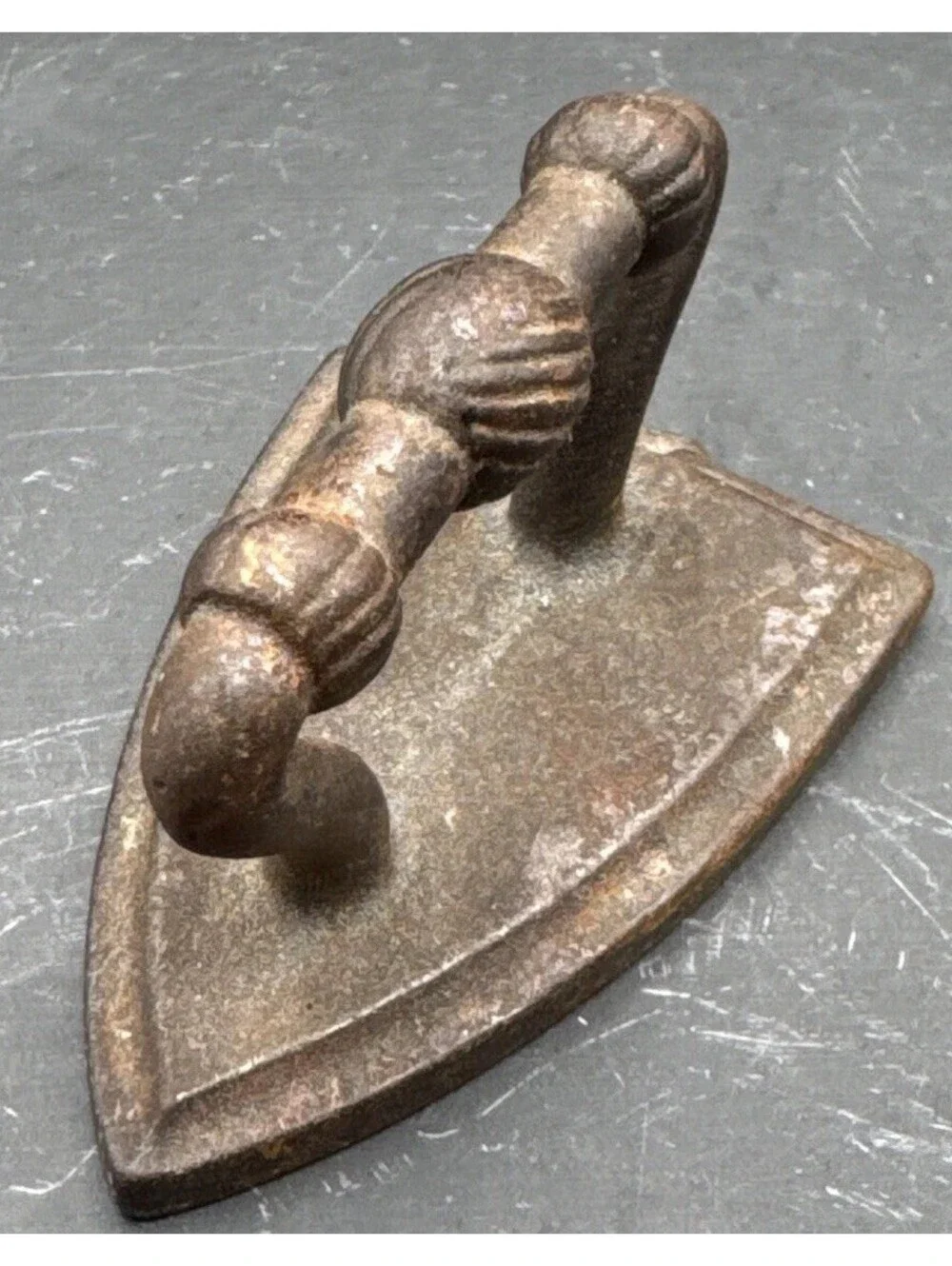Miniature Salesman Sample Cast Iron Sad Iron Store Company